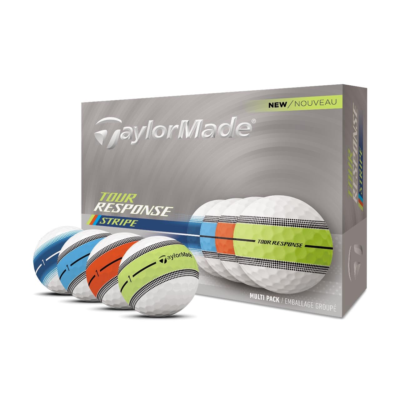 GolfDrivr Ball 2025 Tour Response Stripe Multipack One Dozen