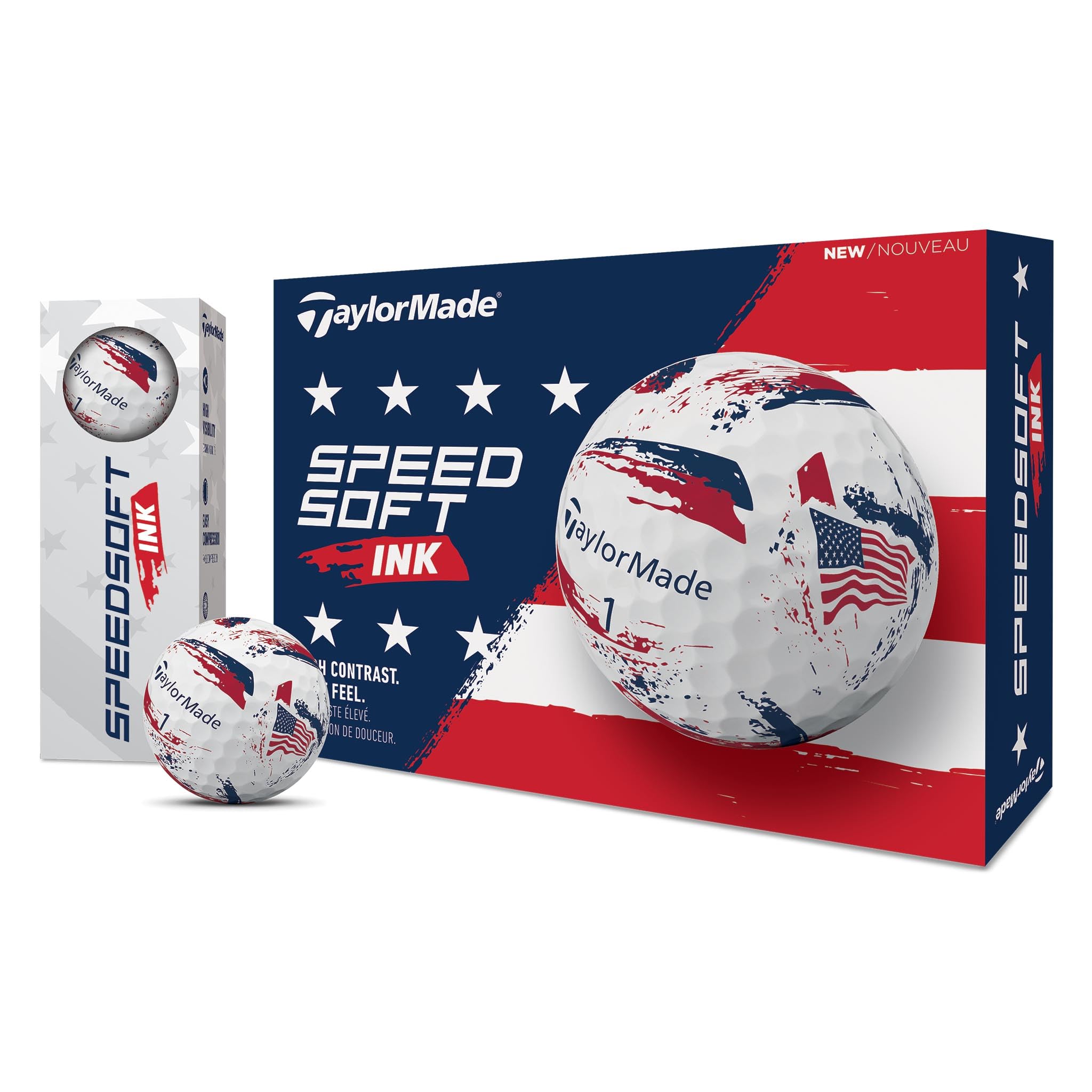 GolfDrivr SpeedSoft Golf Balls, Maximum Distance with Ultra-Soft Feel, Perfect for Off The Tee and Around The Green