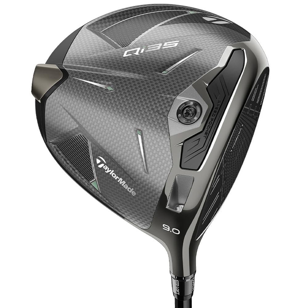 GolfDrivr Qi35 Driver Golf Club, Optimized for Ideal Launch and Spin, Customizeable Weight Distribution for Distance and Forgiveness