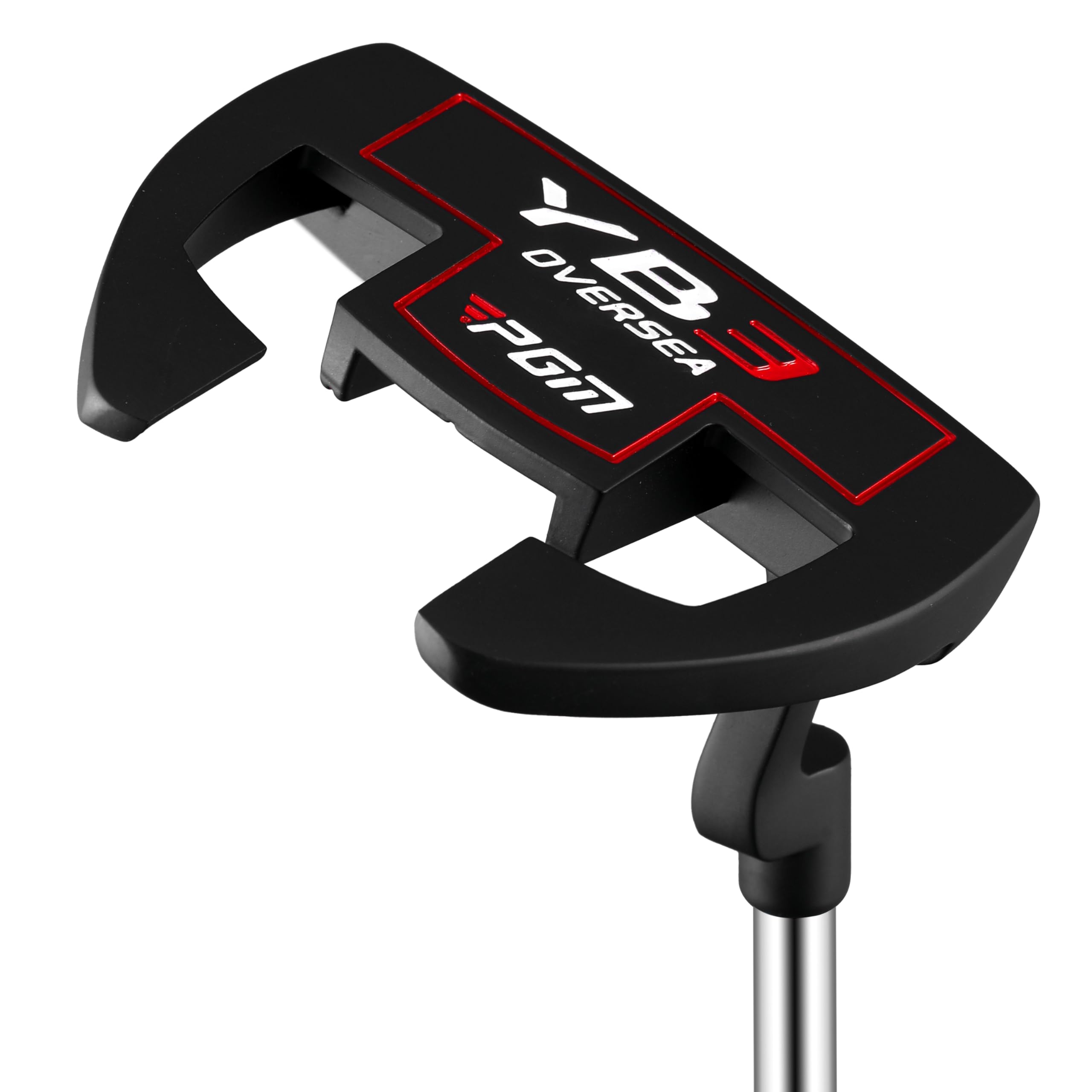 GolfDrivr Golf Putter for Men and Women - Anti-Twist Mallet Design with Alignment Guide & Stepped Shaft - Low Center of Gravity for Smooth, Accurate Putts - Right &Left Handed