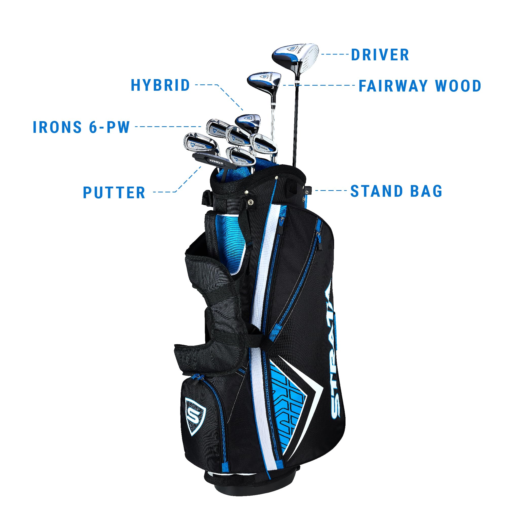 GolfDrivr Strata Complete Golf Set (Men's and Women's)