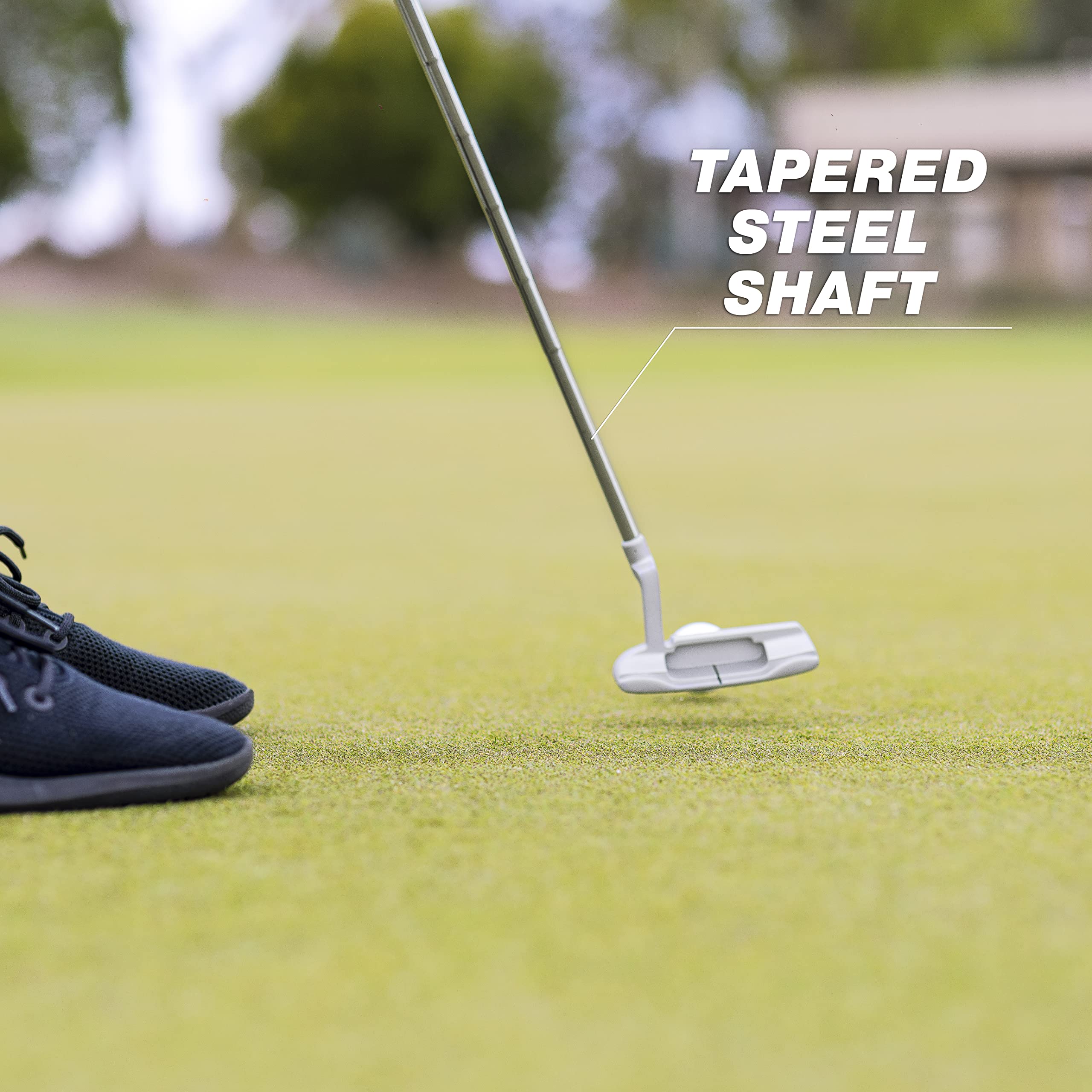 GolfDrivr Classic Golf Putter, Choose Between 2 Way or Blade Putter - 35" Length with Premium Grip