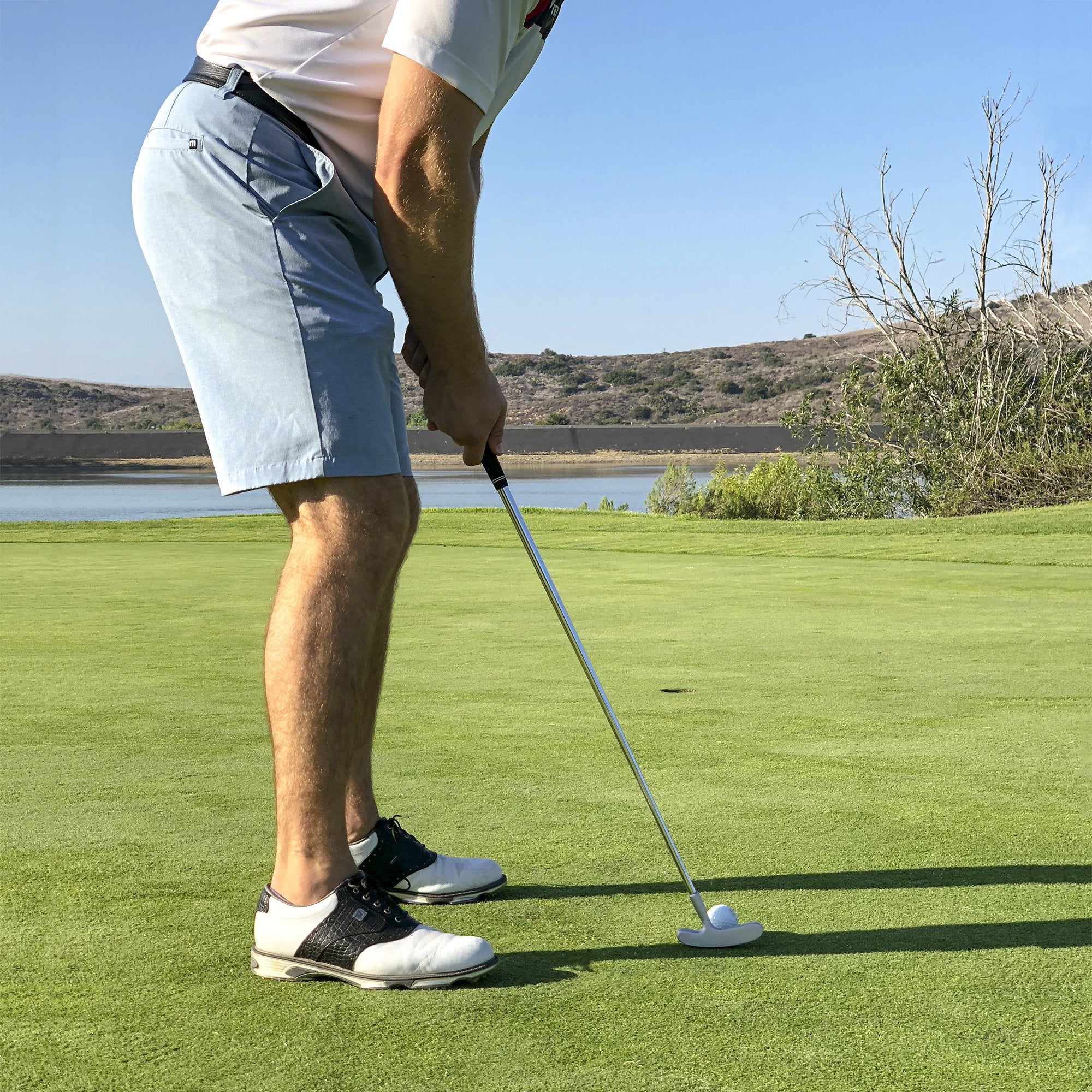 GolfDrivr Classic Golf Putter, Choose Between 2 Way or Blade Putter - 35" Length with Premium Grip