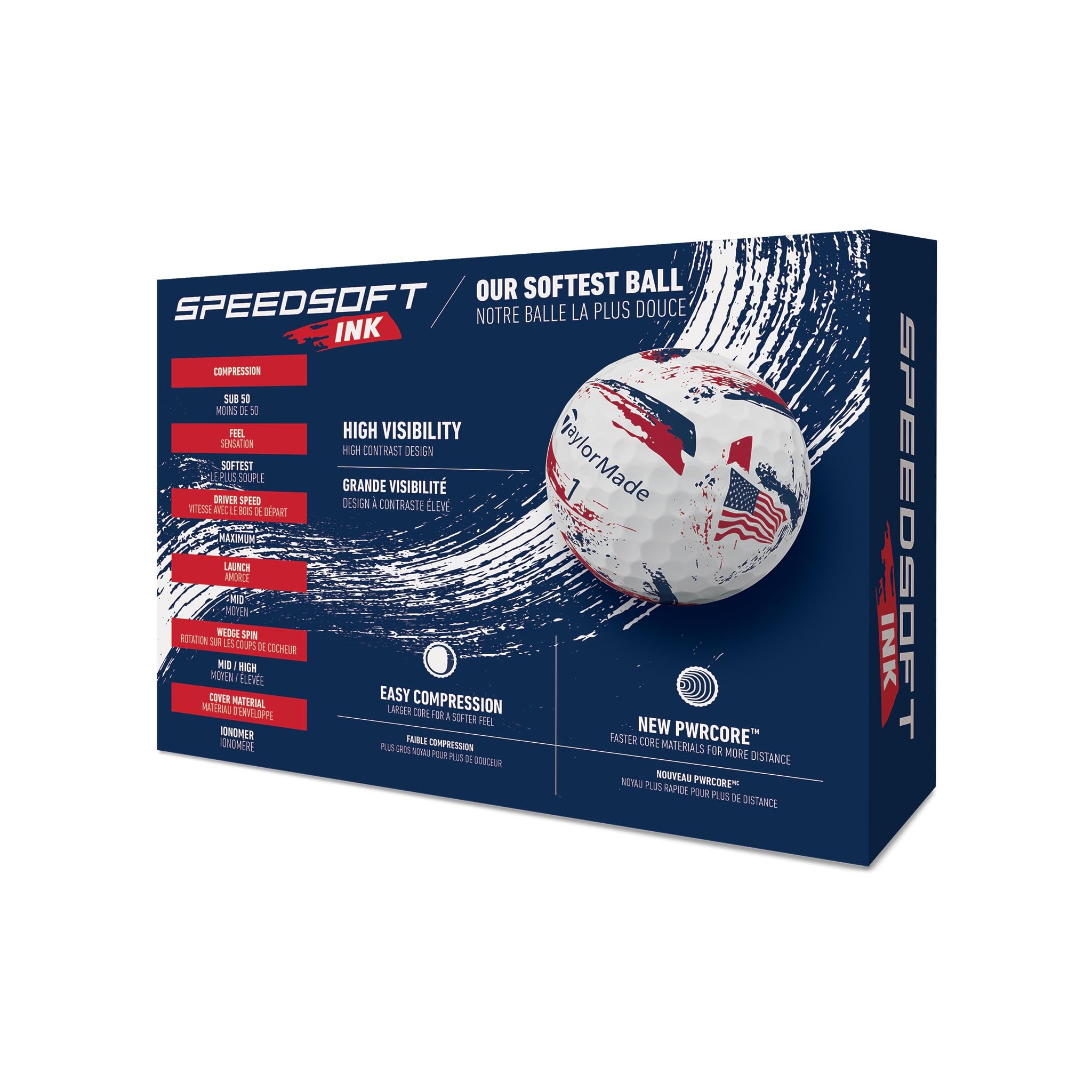 GolfDrivr SpeedSoft Golf Balls, Maximum Distance with Ultra-Soft Feel, Perfect for Off The Tee and Around The Green