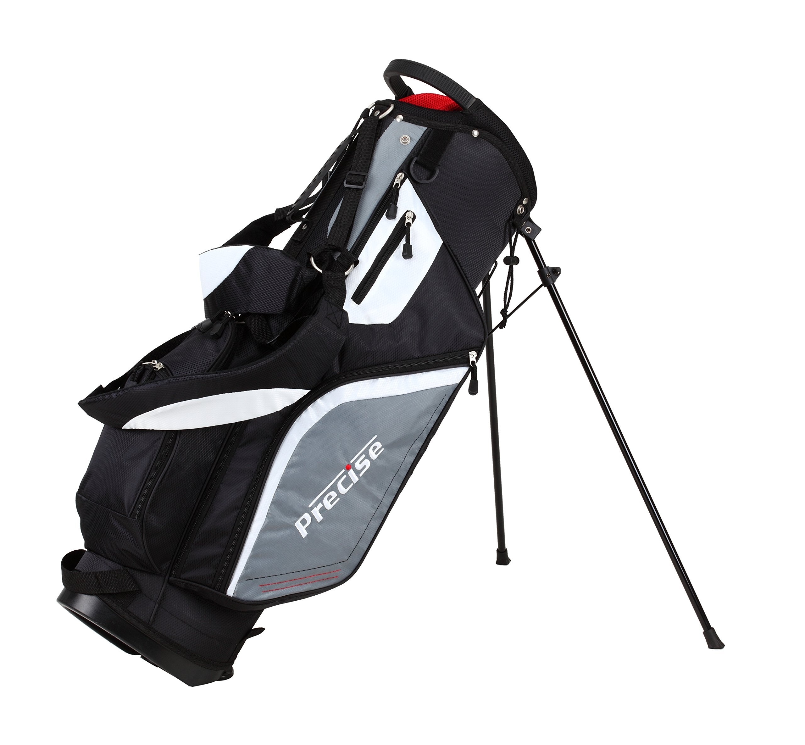 GolfDrivr Precise M5 Men's Golf Set – 460cc Driver, Fairway Wood, Hybrid, 5-PW Irons, Putter & Stand Bag | Complete 14-Piece Golf Club Set
