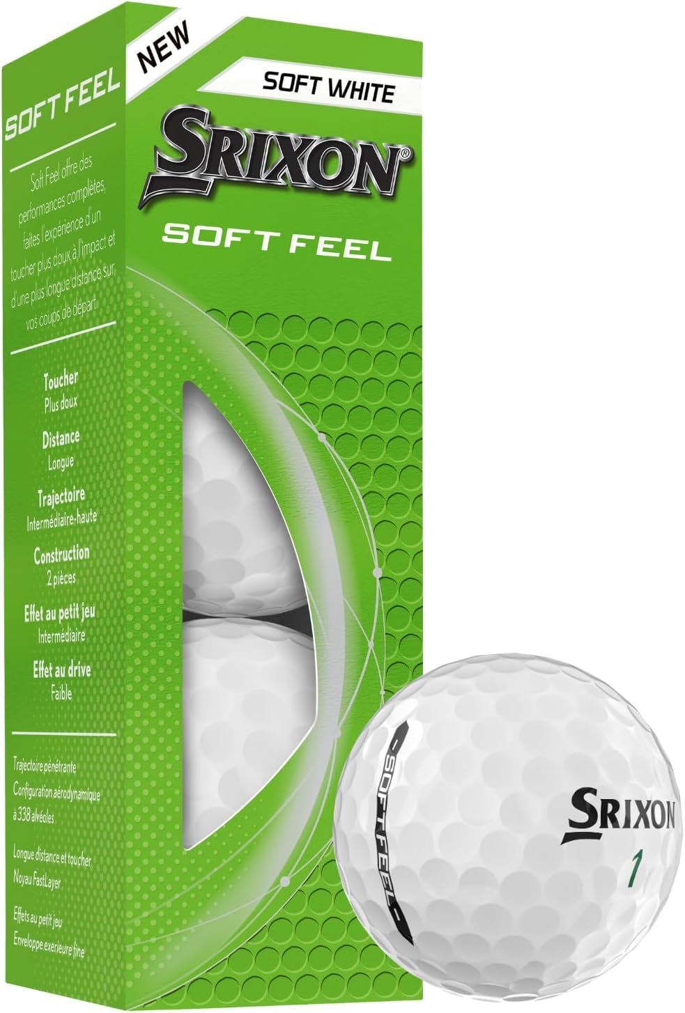GolfDrivr Soft Feel Golf Balls, 24 count