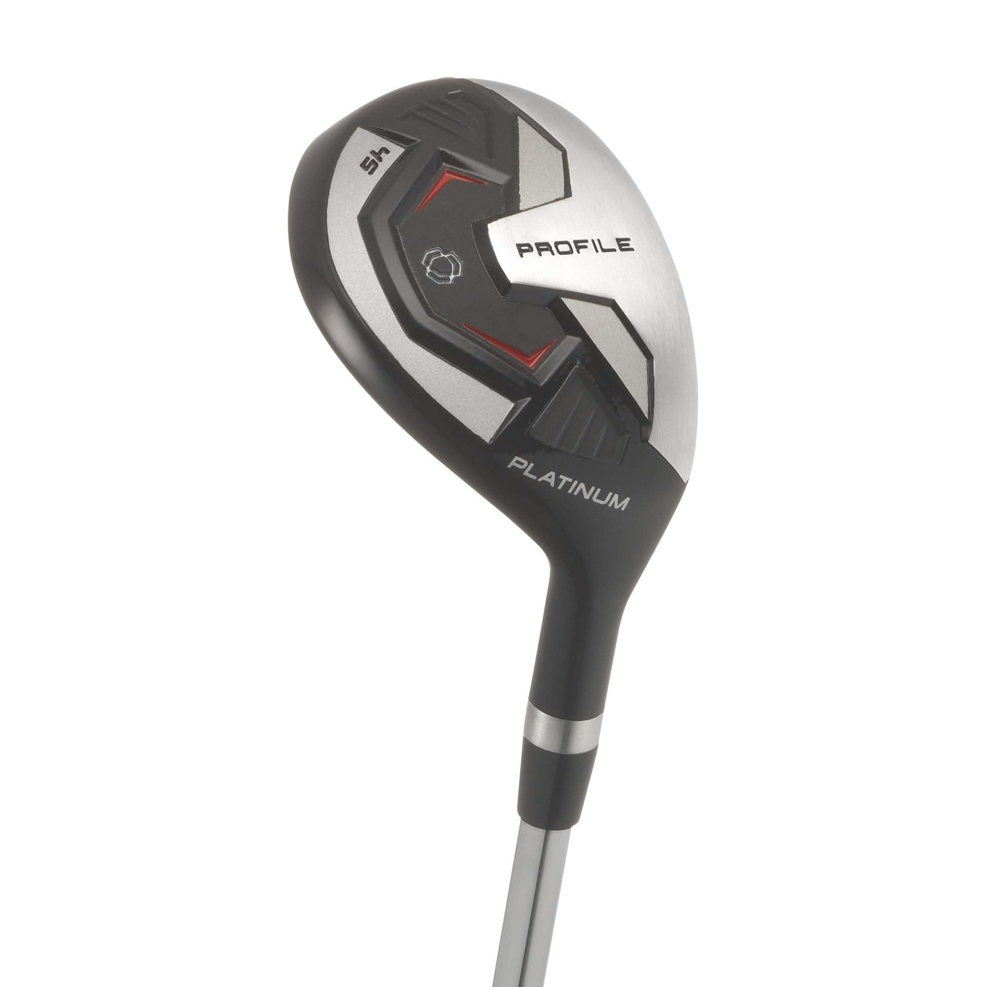 GolfDrivr Men's Profile Platinum Complete Golf Club Package Set - Right Handed, Stand Bag