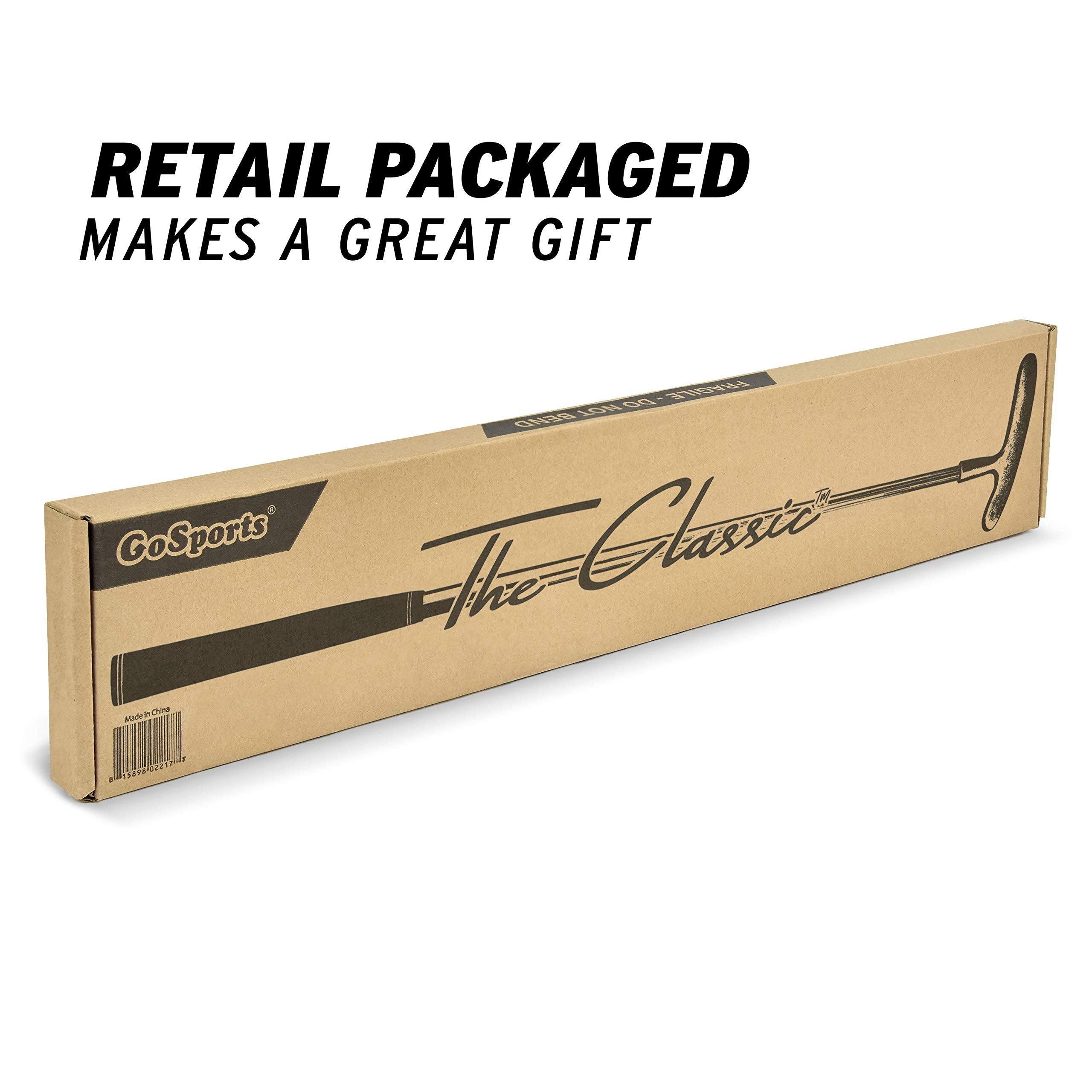 GolfDrivr Classic Golf Putter, Choose Between 2 Way or Blade Putter - 35" Length with Premium Grip