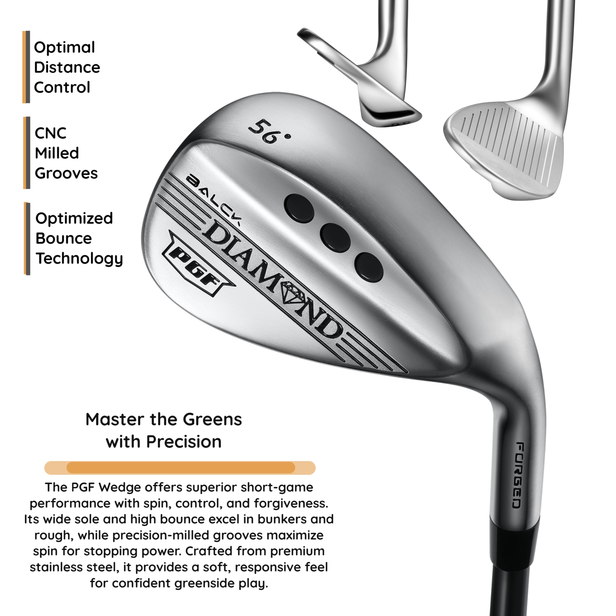 GolfDrivr PGF Labs BD-77 Complete Golf Club Package Set for Men & Women [14-Pieces] [Flex: Regular]